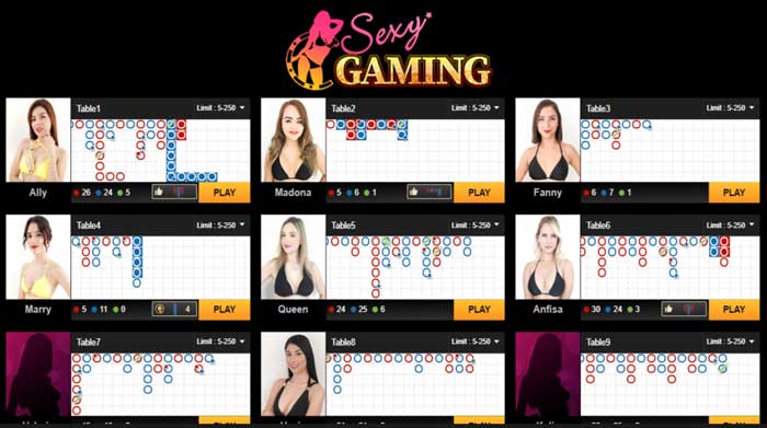 sexy gaming dealer